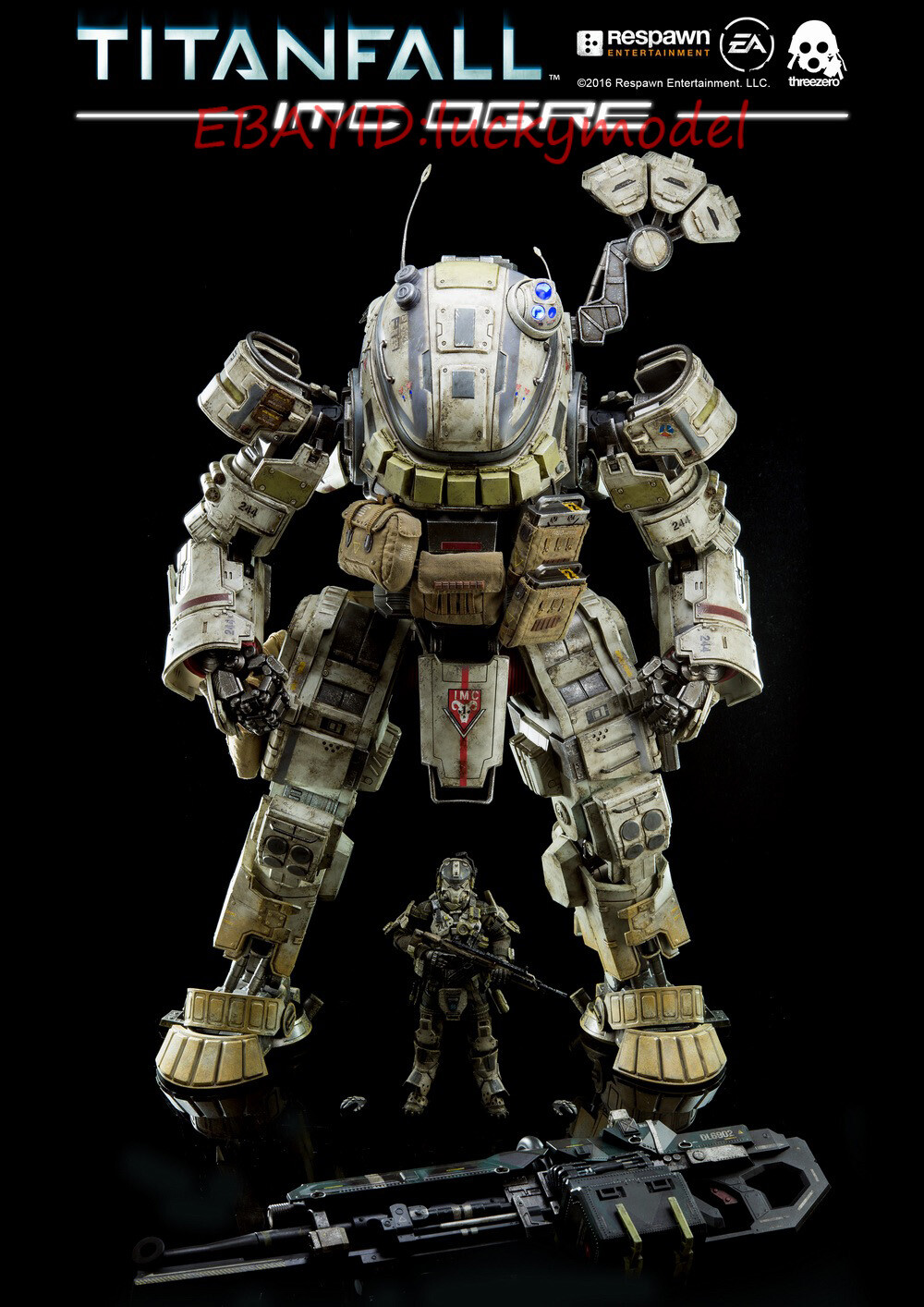 ThreeZero 3A Titanfall M-core Militia 1/12 Action Figure