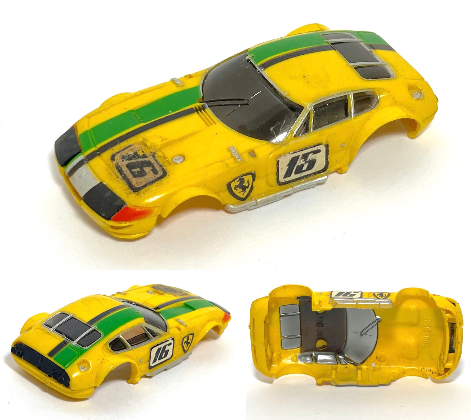 1976-81 Aurora AFX G-Plus Slot Car FERRARI DAYTONA COUPE 1736 BODY