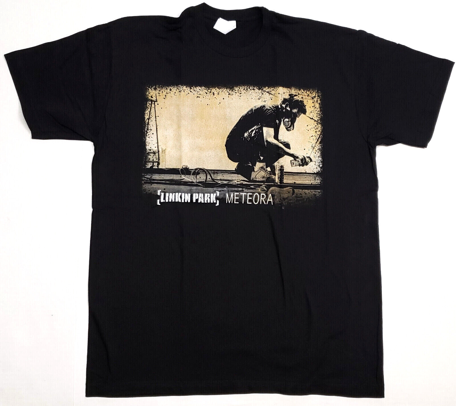 LINKIN PARK METEORA T-shirt Adult Men's Black Tee New | eBay