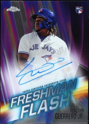 2019 Topps Chrome Vladimir Guerrero Jr. PSA 10 Rookie RC 201 Blue