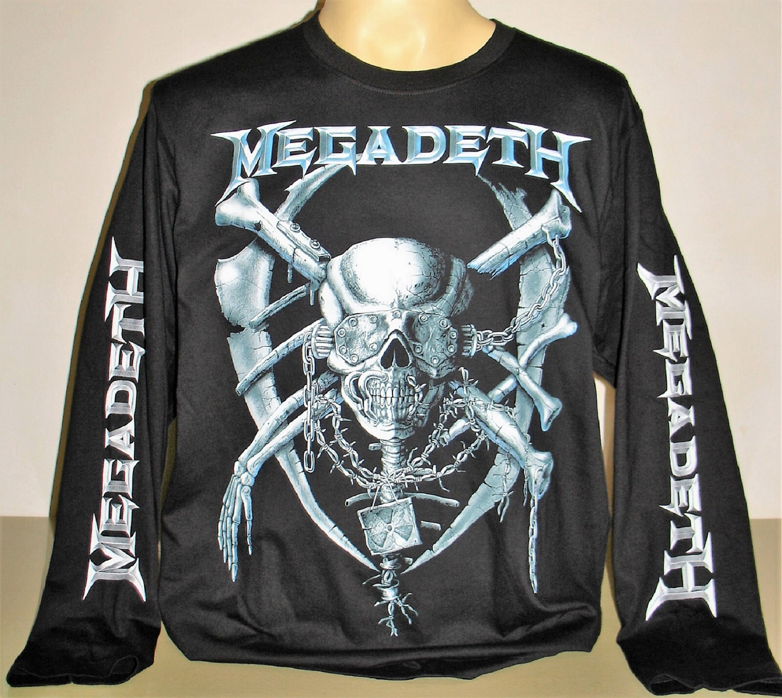 Megadeth Thrash Metal Band Long Sleeve T-Shirt Size S M L XL 2XL