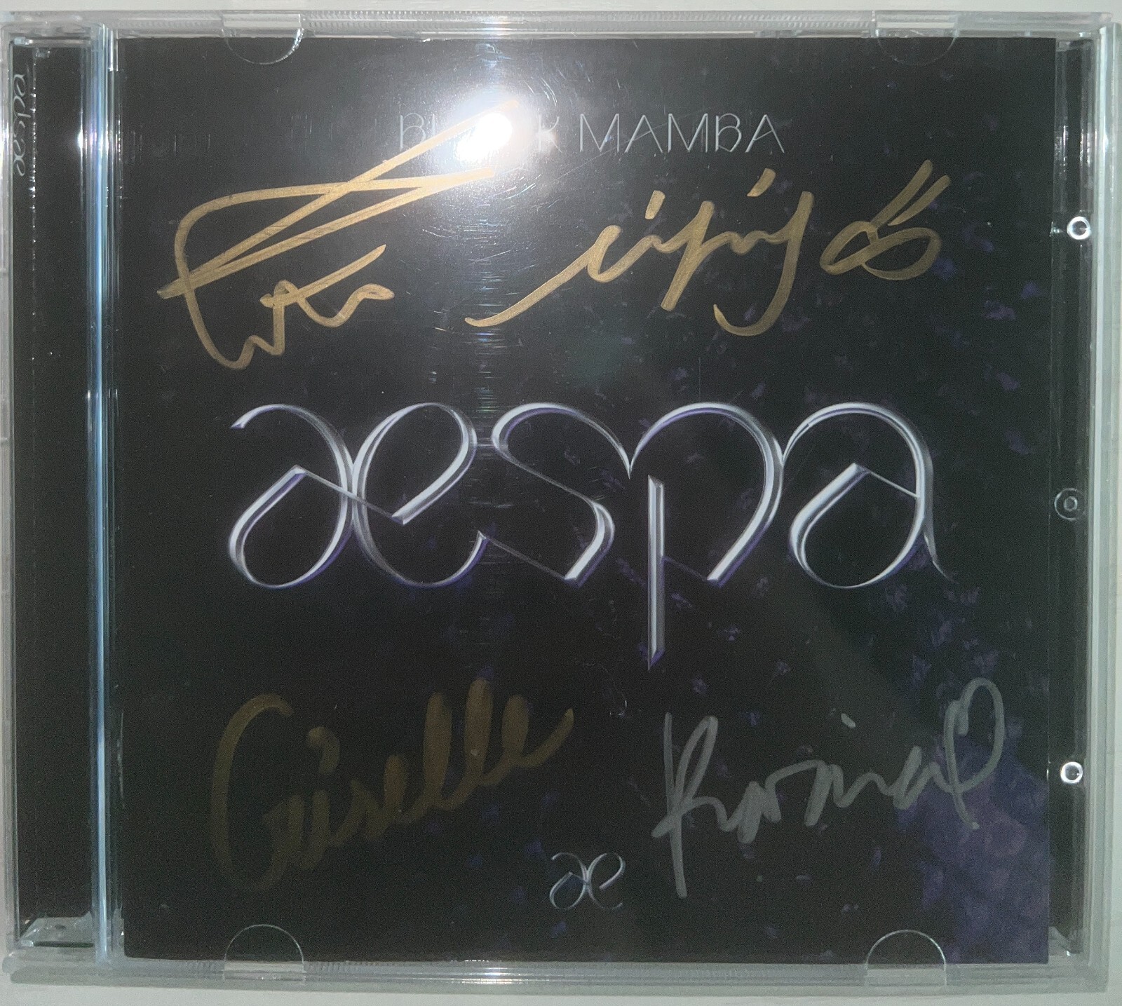 aespa [Black Mamba] All Member Autographed Signed Digital Signed