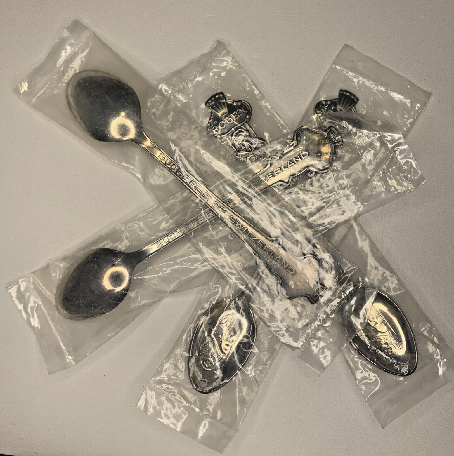 Vintage Rolex Silver CB 6,9 Spoon Bucherer Switzerland - Sealed