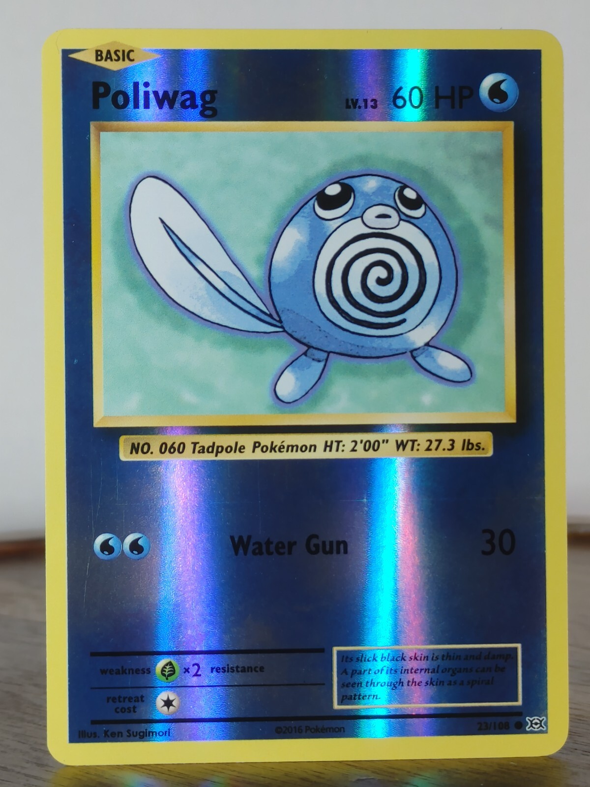 Poliwag - Evolutions - 23/108 - singles - Pokemon TCG - Reverse | eBay