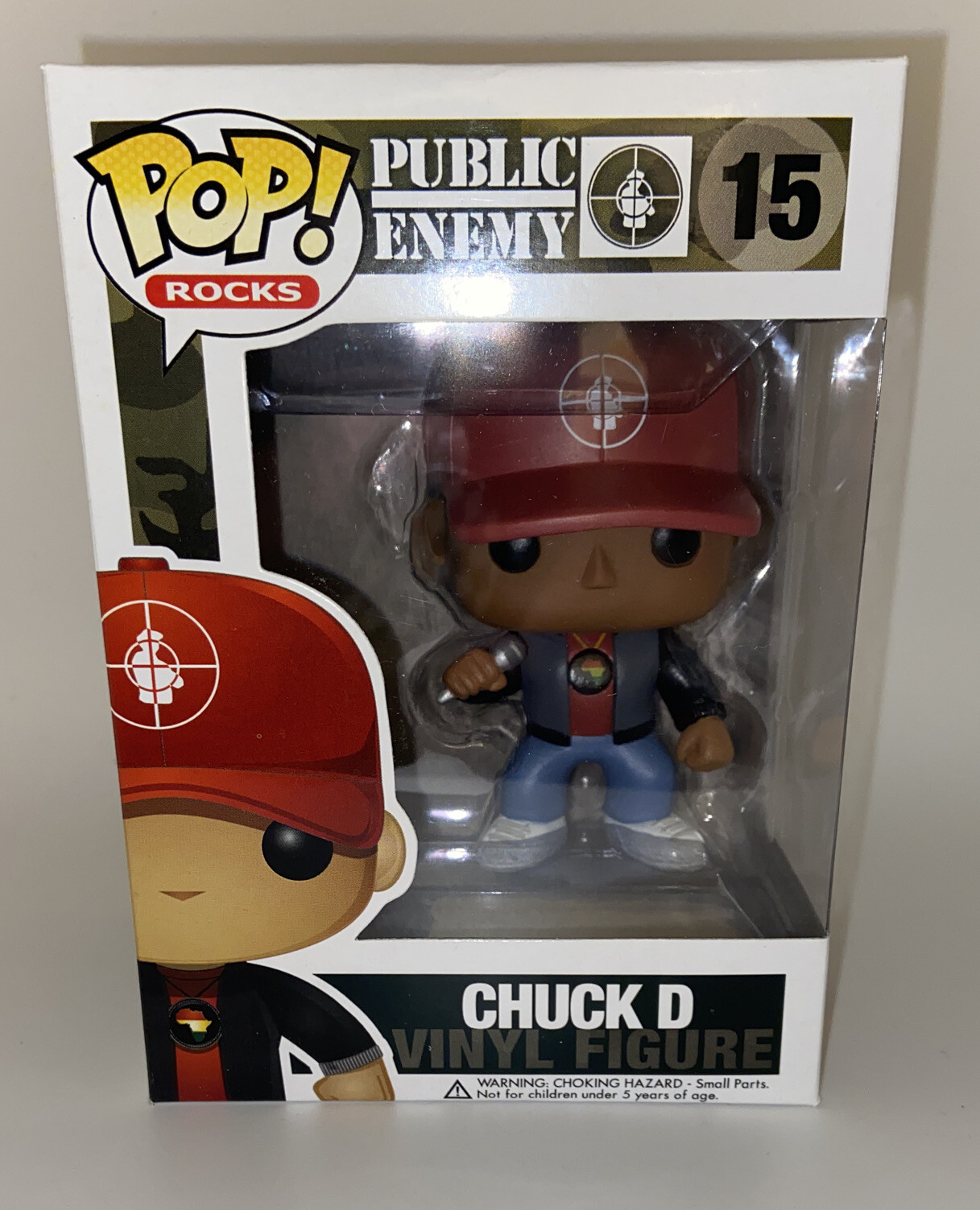 FUNKO POP ROCKS PUBLIC ENEMY CHUCK D FIGURE GRAIL VAULTED RETIRED
