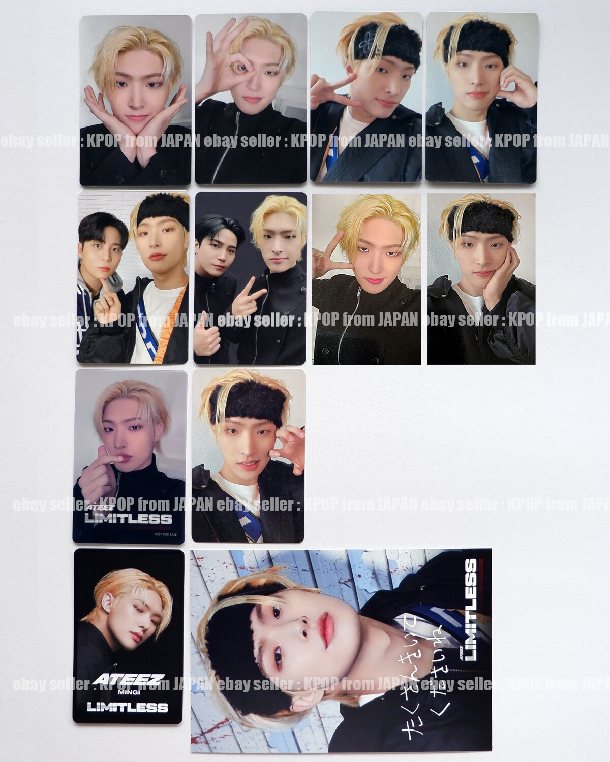 MINGI ATEEZ Limitless Official Photocard ATINY Tower records HMV