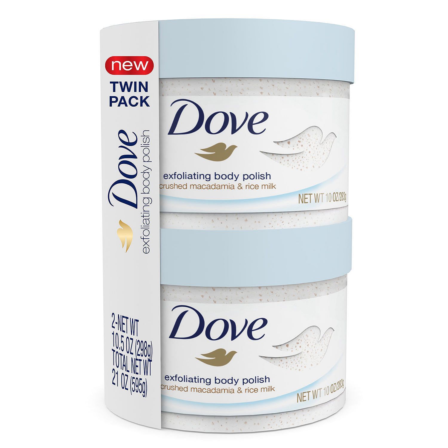 Dove Exfoliating Macadamia & Rice Milk Body Polish | eBay