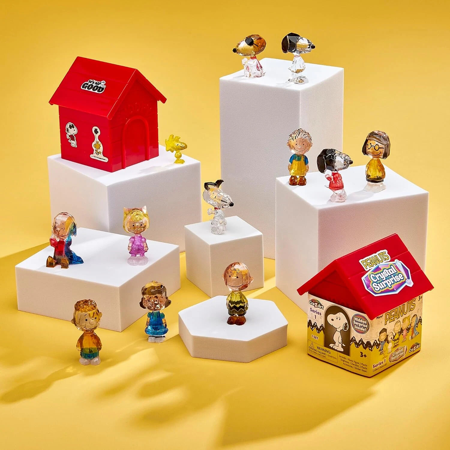 CraZArt **PEANUTS CRYSTAL SURPRISE FIGURES Series 1** You Choose