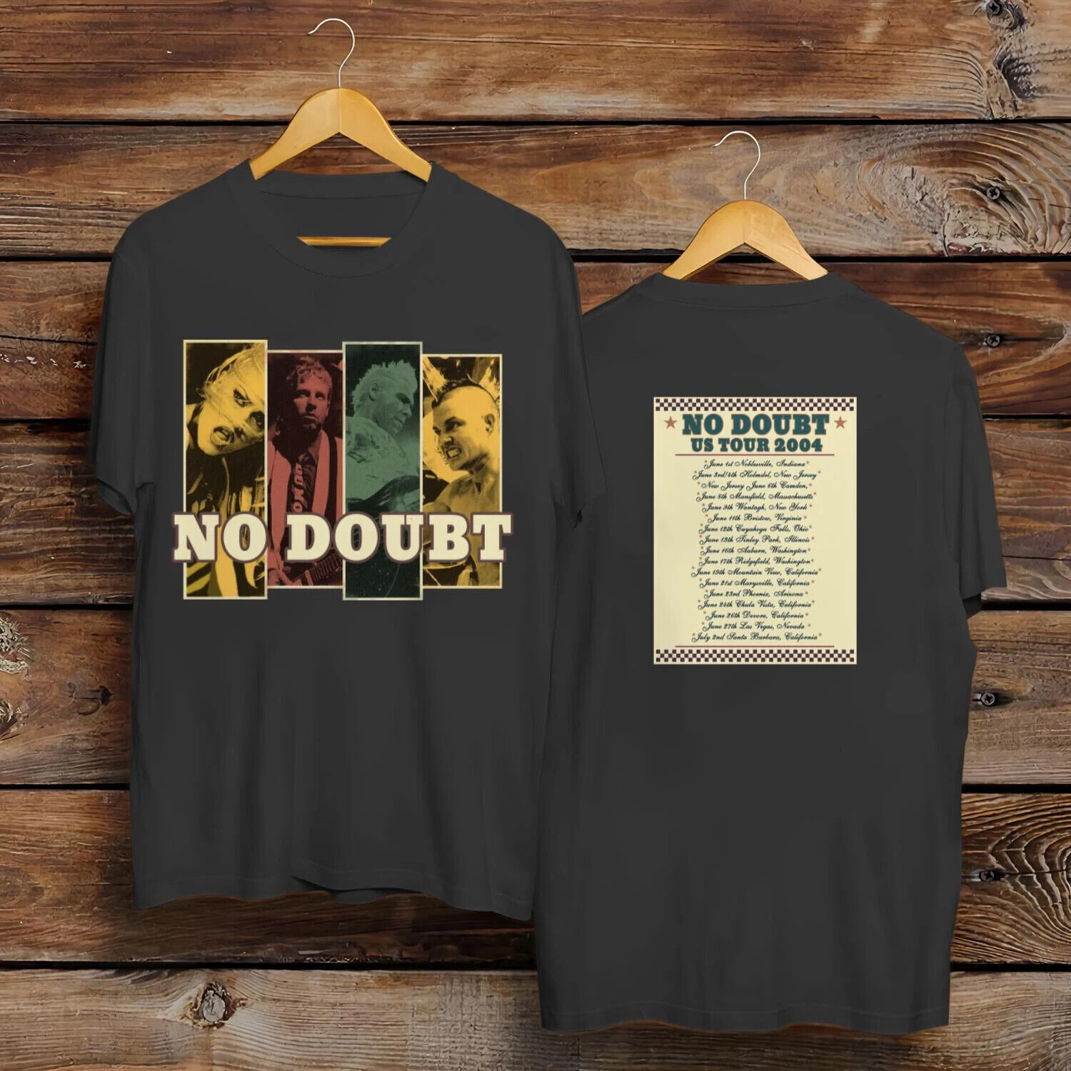 No Doubt 2004 T-shirt Gwen Stefani Rock Steady Tour 00s Concert