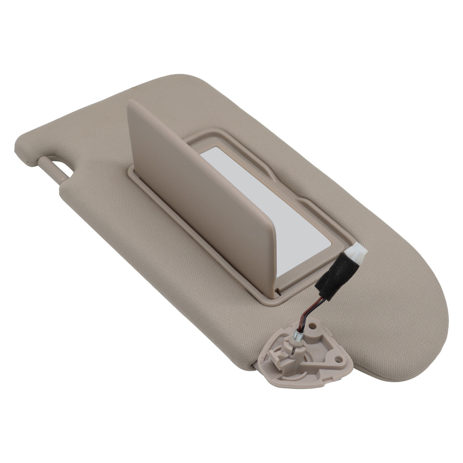 Gray Left Driver Side Sun Visor w/ Lamp For 2016-2023 Nissan