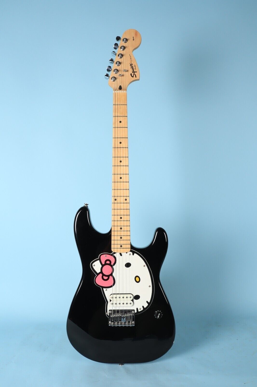 Electric Guitar Stratocaster Squier × HELLO KITTY Black 2006