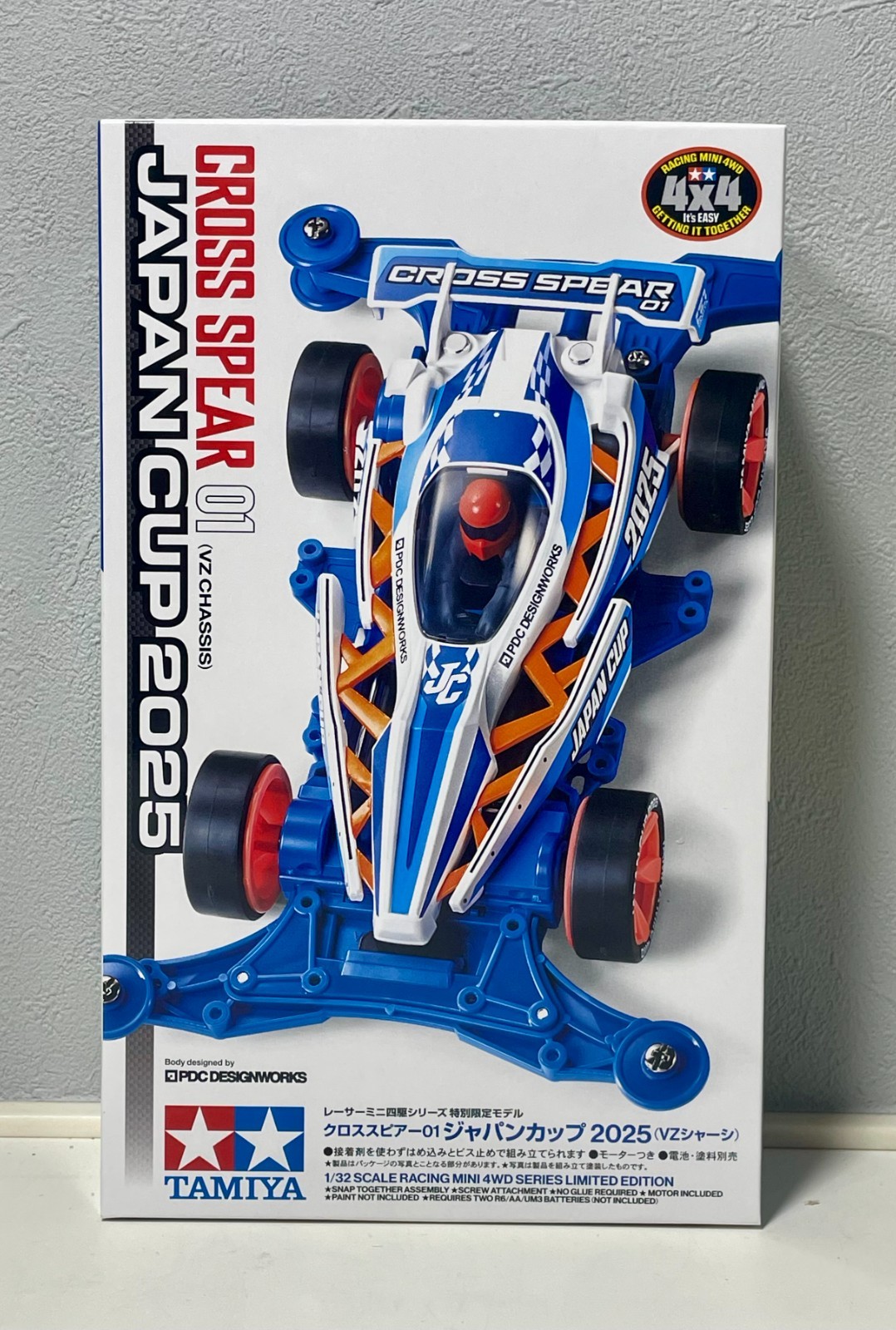 TAMIYA 95181 Mini 4WD CROSS SPEAR 01 JAPAN CUP 2025 (VZ Chassis