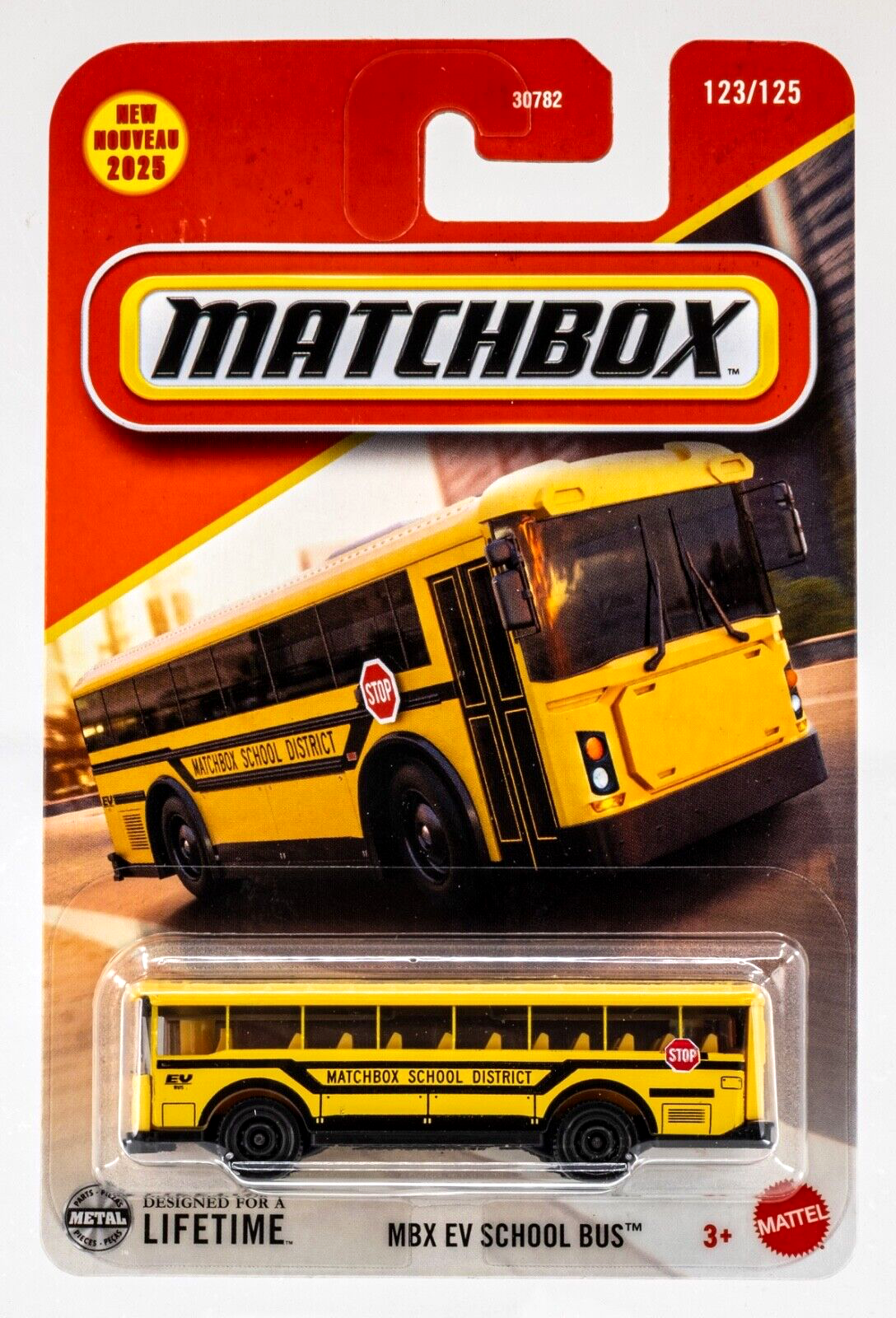 2025 Matchbox #123 MBX EV School Bus YELLOW | MATCHBOX SCHOOL