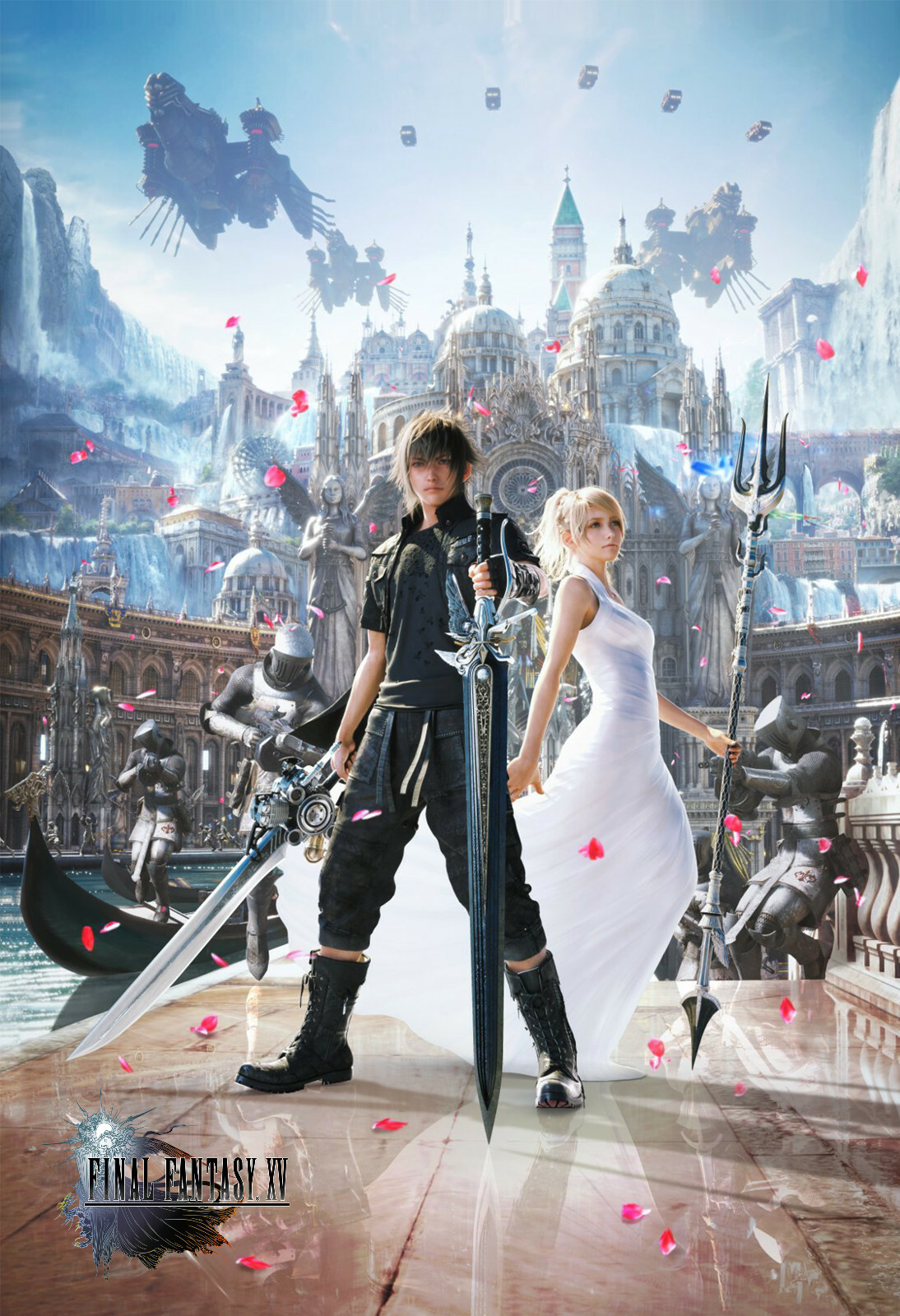 Final Fantasy 15 XV Noctis Lunafreya Poster Cover Art High Quality