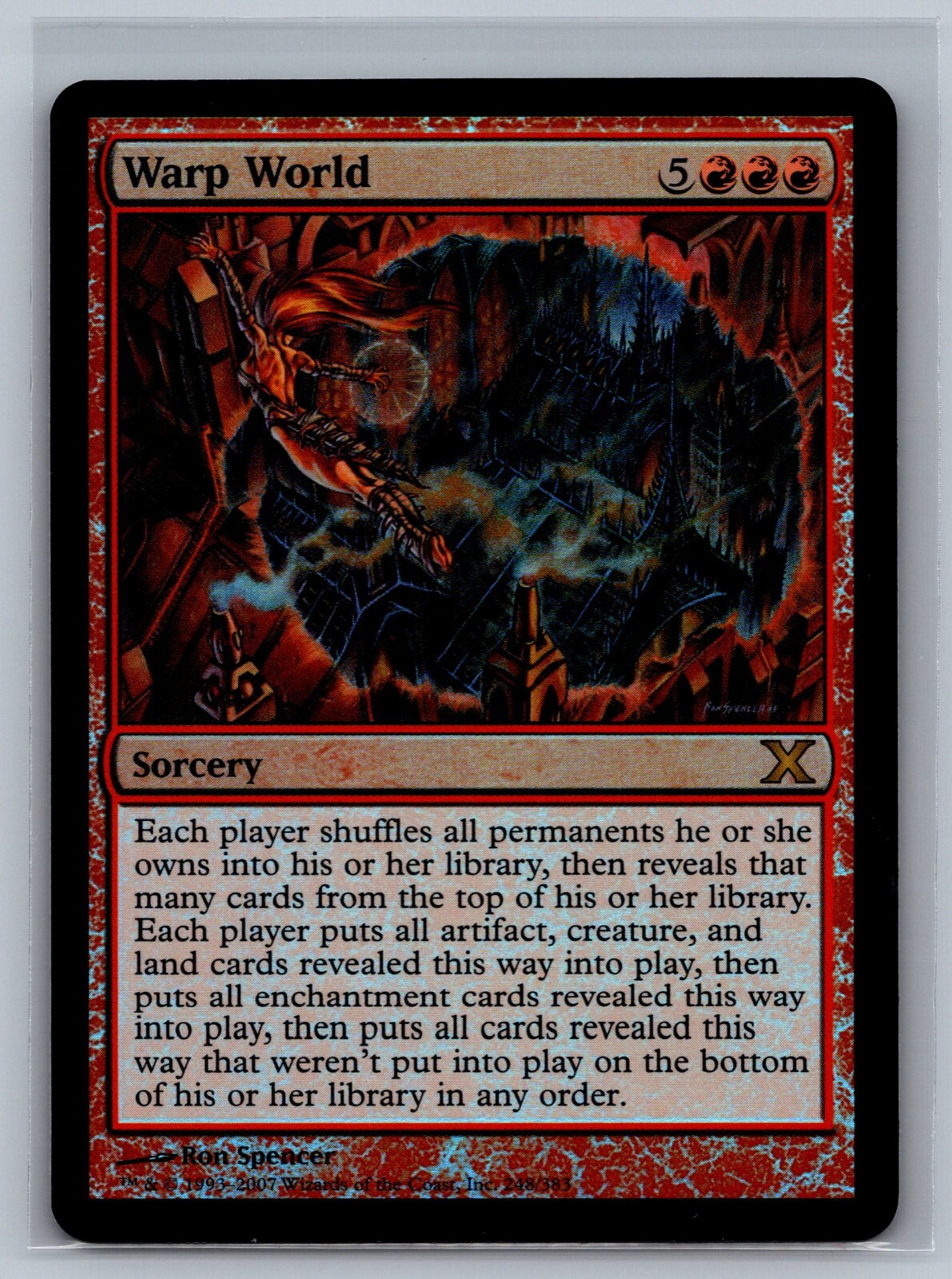 Magic The Gathering Tenth Edition Warp World #248/383 Foil MTG TCG