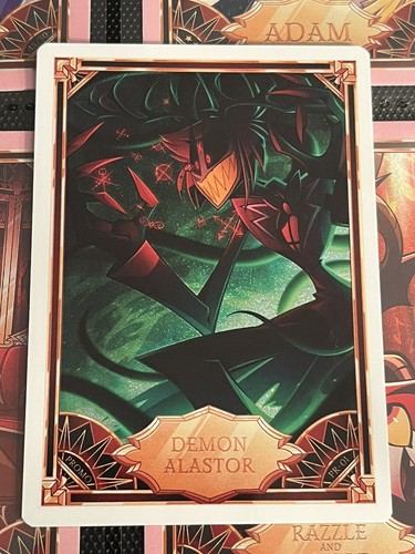 Hazbin Hotel Trading Card - Demon Alastor FOIL Promo Card PR-01