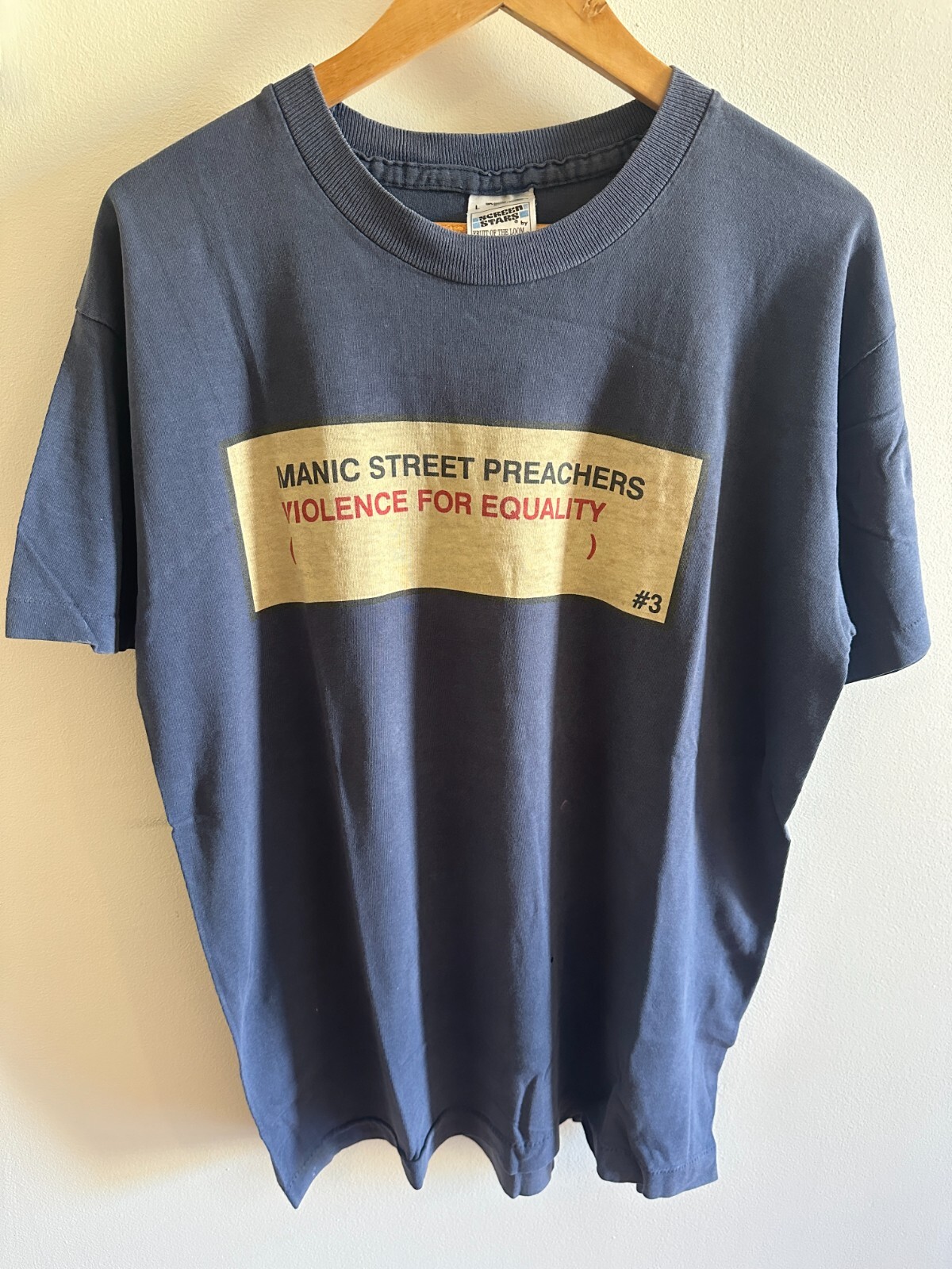 Vintage Manic Street Preachers Blue T-Shirt | eBay