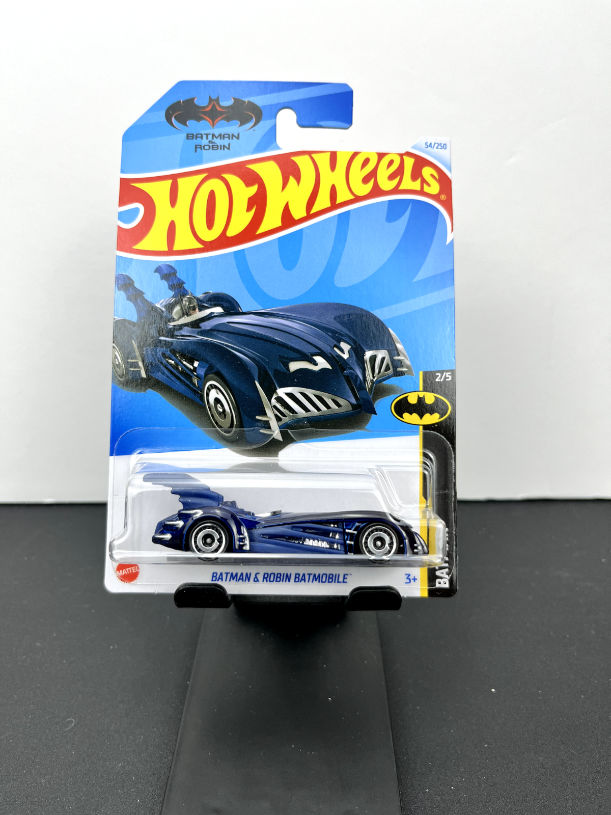 Hot Wheels 2024 Mainline M Case Batman & Robin Batmobile Blue #54