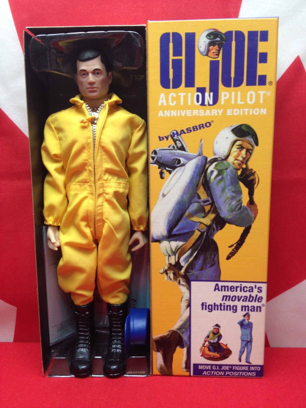 1964 GI JOE - New Action Pilot 40th Anniversary Figure & Coffin