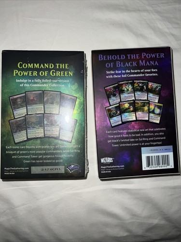 MTG Commander Collection Black Premium Edition *FOIL* New Unopened