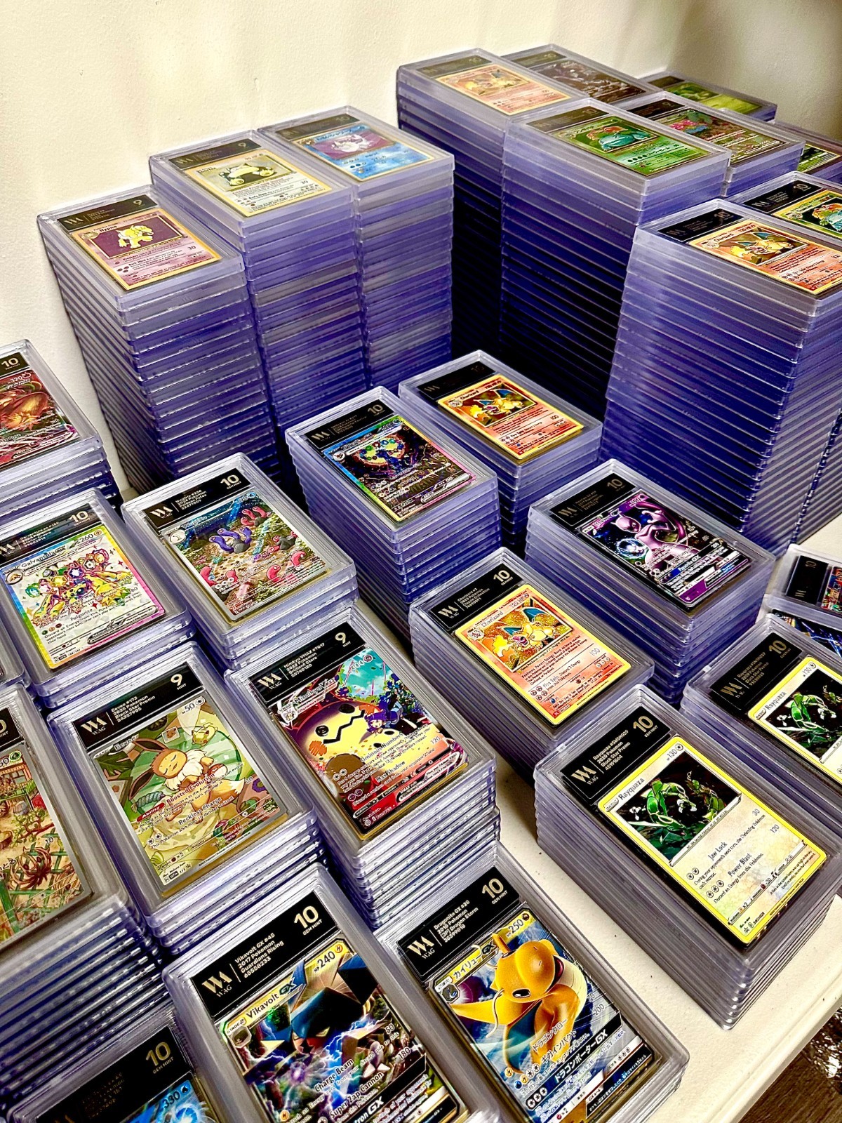 Lot of 25 Graded Pokemon Card Slabs - GRADE 9-10 ONLY Wholesale