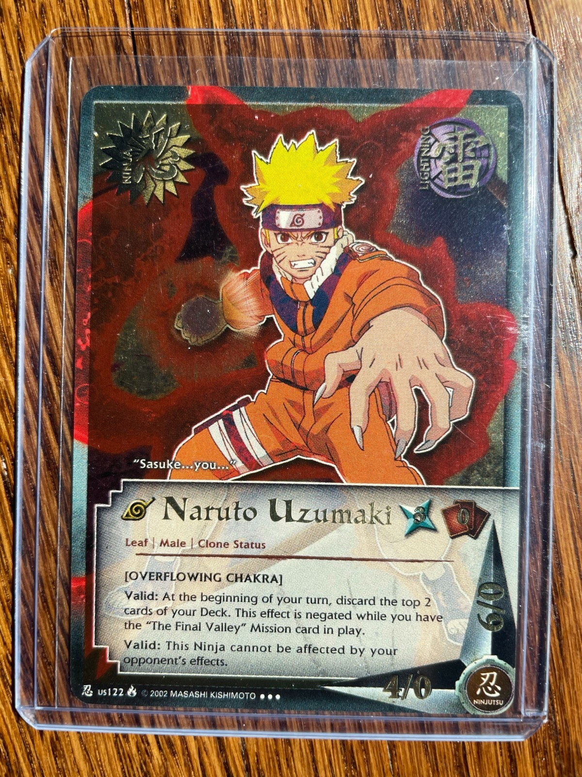Naruto CCG TCG N-US-122 N-US122 Naruto Uzumaki [Overflowing Chakra