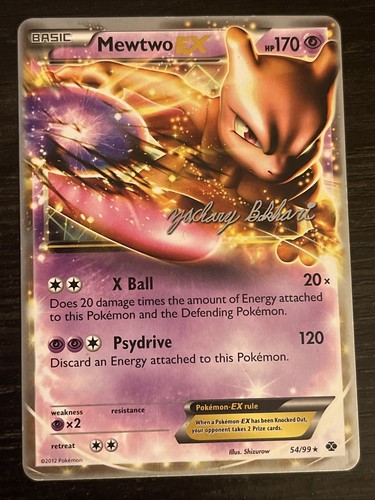 Pokémon TCG Mewtwo EX World Championship 2012 Singles 54/99 Holo