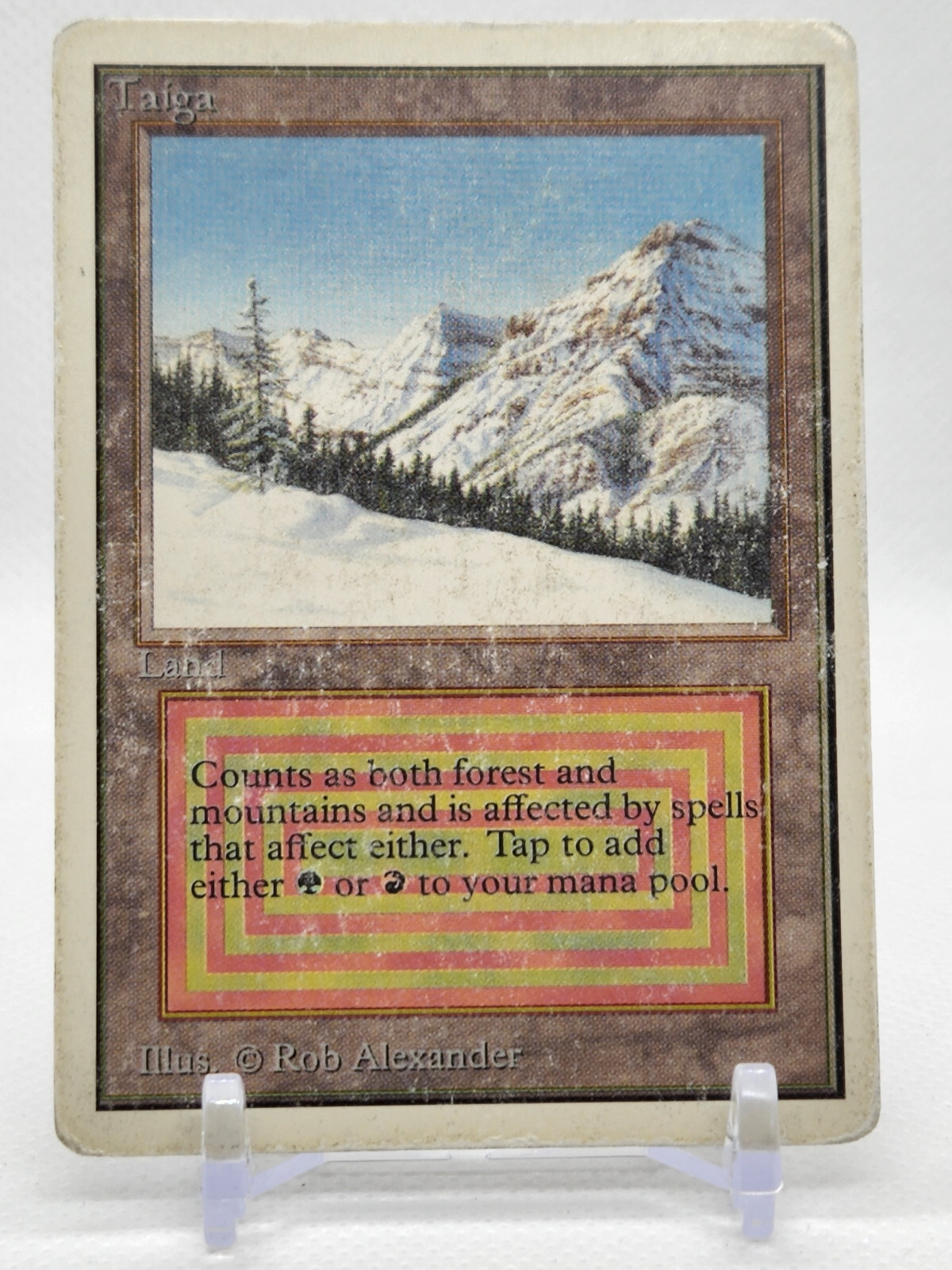 MTG Magic The Gathering Taiga Unlimited HP Played See Pics | eBay