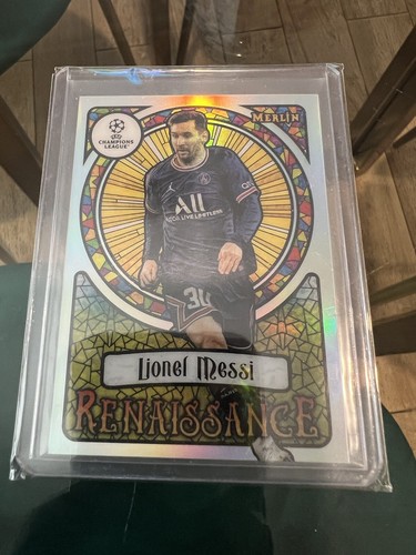 2021-22 Topps Merlin Chrome Lionel Messi Renaissance PSG Case Hit