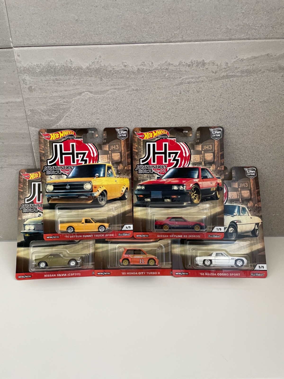 Hot Wheels Car Culture JH3 Japan Historics 3 Complete Set Of 5
