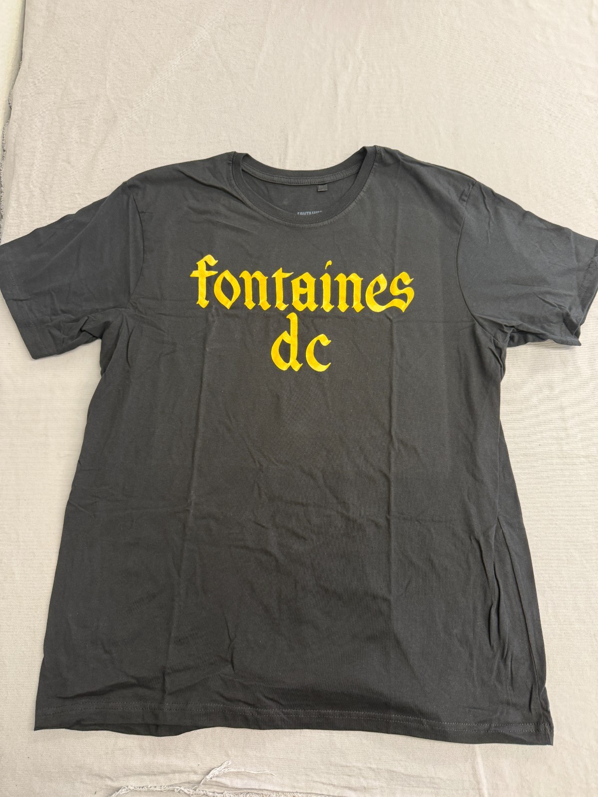 Fontaines D.C. T-shirt - Licensed Fontaines DC Gothic Logo Tee