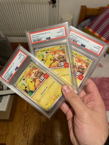 PSA 10 Pikachu McDonalds 2025 020/M-P M-P Promotional Cards