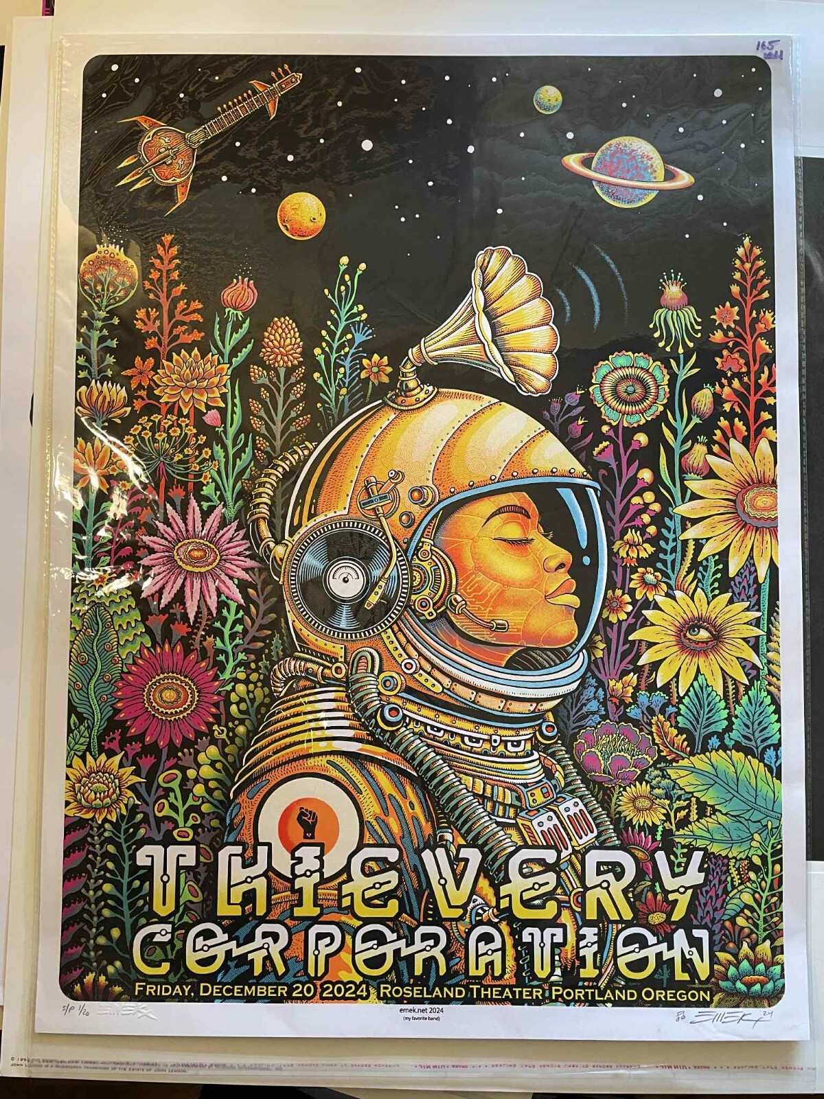 EMEK Thievery Corporation Concert Poster Portland 24 Band Edition
