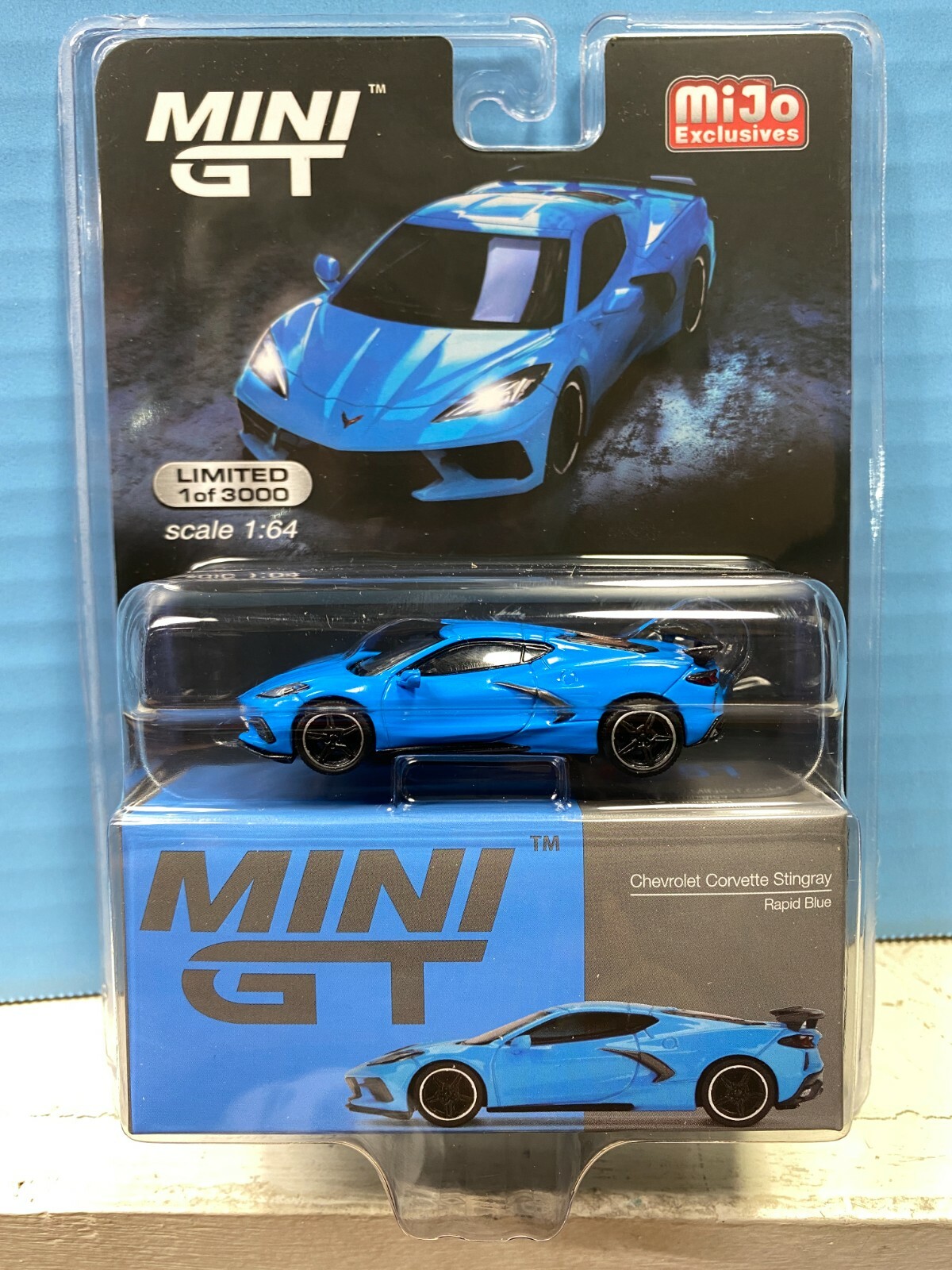 1/64 MINI GT MIJO EXCLUSIVES C8 CHEVROLET CORVETTE STINGRAY RAPID