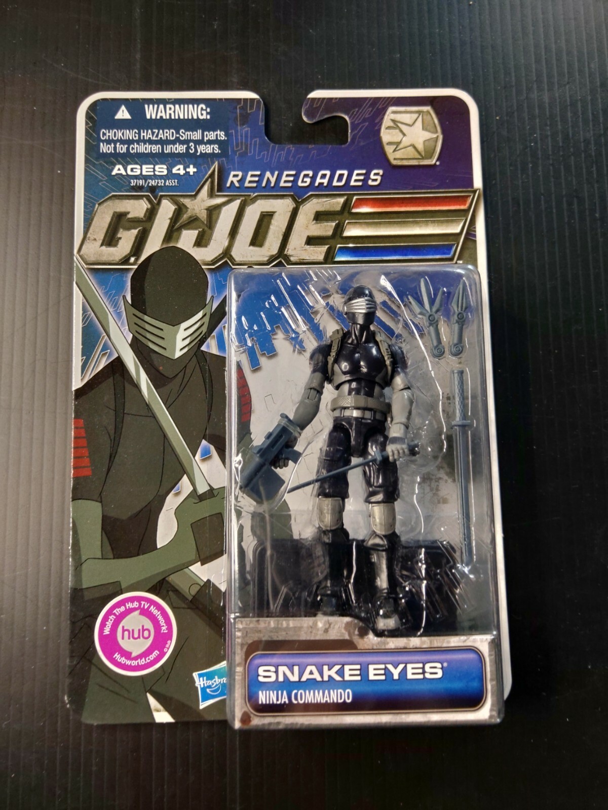 Hasbro G.i. Joe Renegades 3.75 Snake Eyes NInja Commando Action