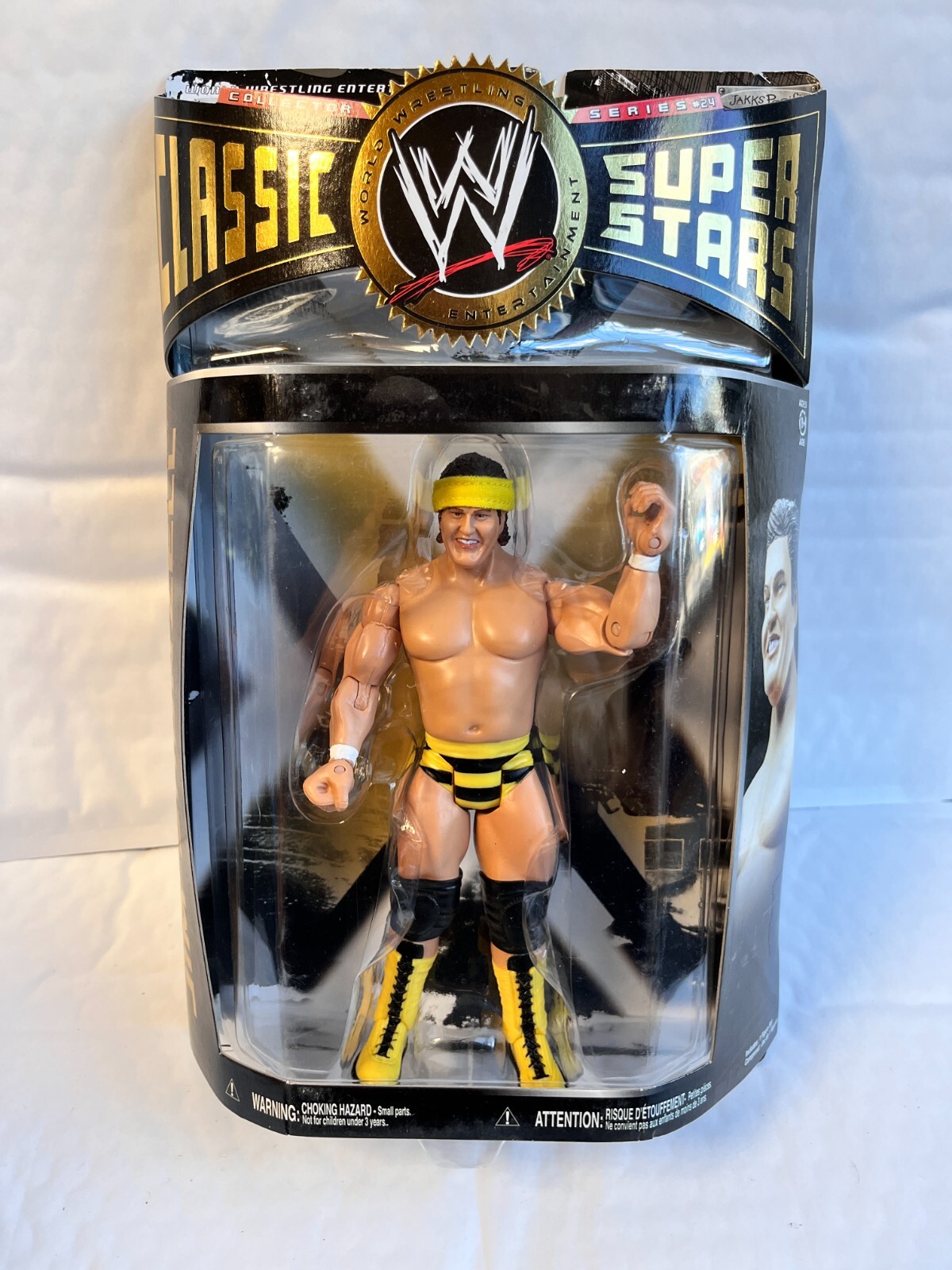 WWE WWF JIM BRUNZELL CLASSIC SERIES 24 JAKKS WRESTLING FIGURE THE