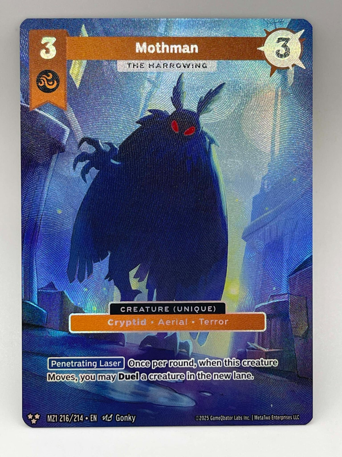 Mothman The Harrowing Alt Art Metazoo 2025 Base Set MZ1 216/214