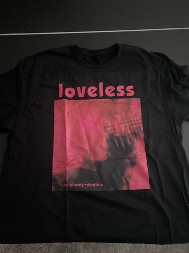 My Bloody Valentine black loveless T-shirt mbv 80s slowdive dream