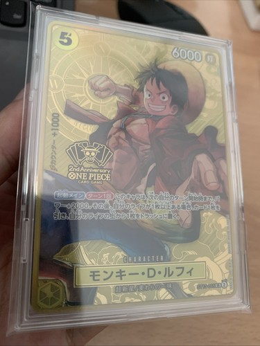 Monkey D Luffy 2nd Anniversary Set PROMO ST13-015 SR One Piece