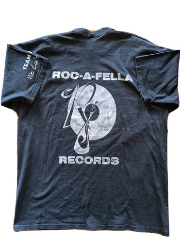 Vintage 90s Rocafella Records rap tee xxxl NYC Jay-Z Made in USA