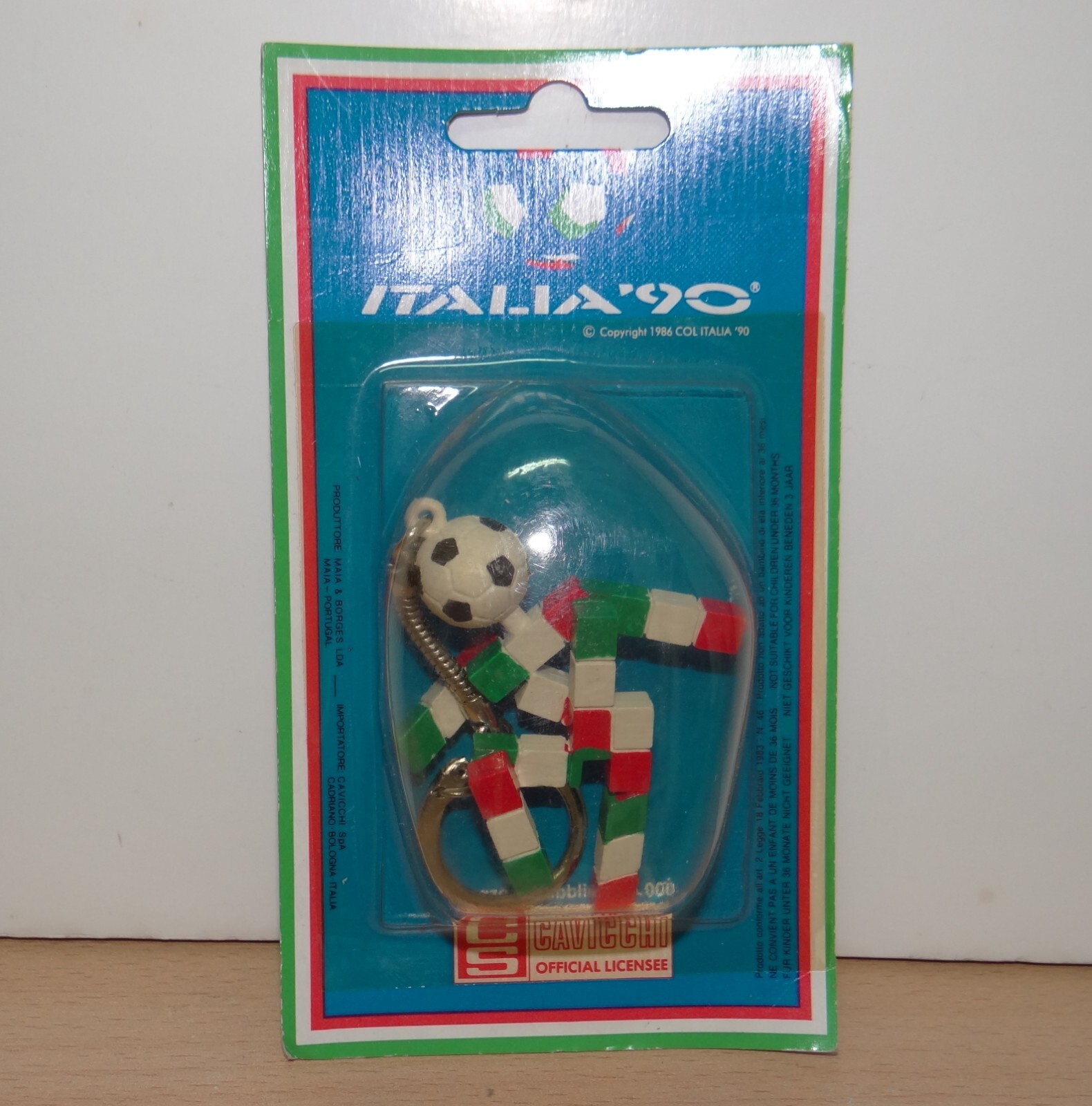 MASCOT maskottchen figurine Figure FIFA World Cup ITALIA 90 CIAO
