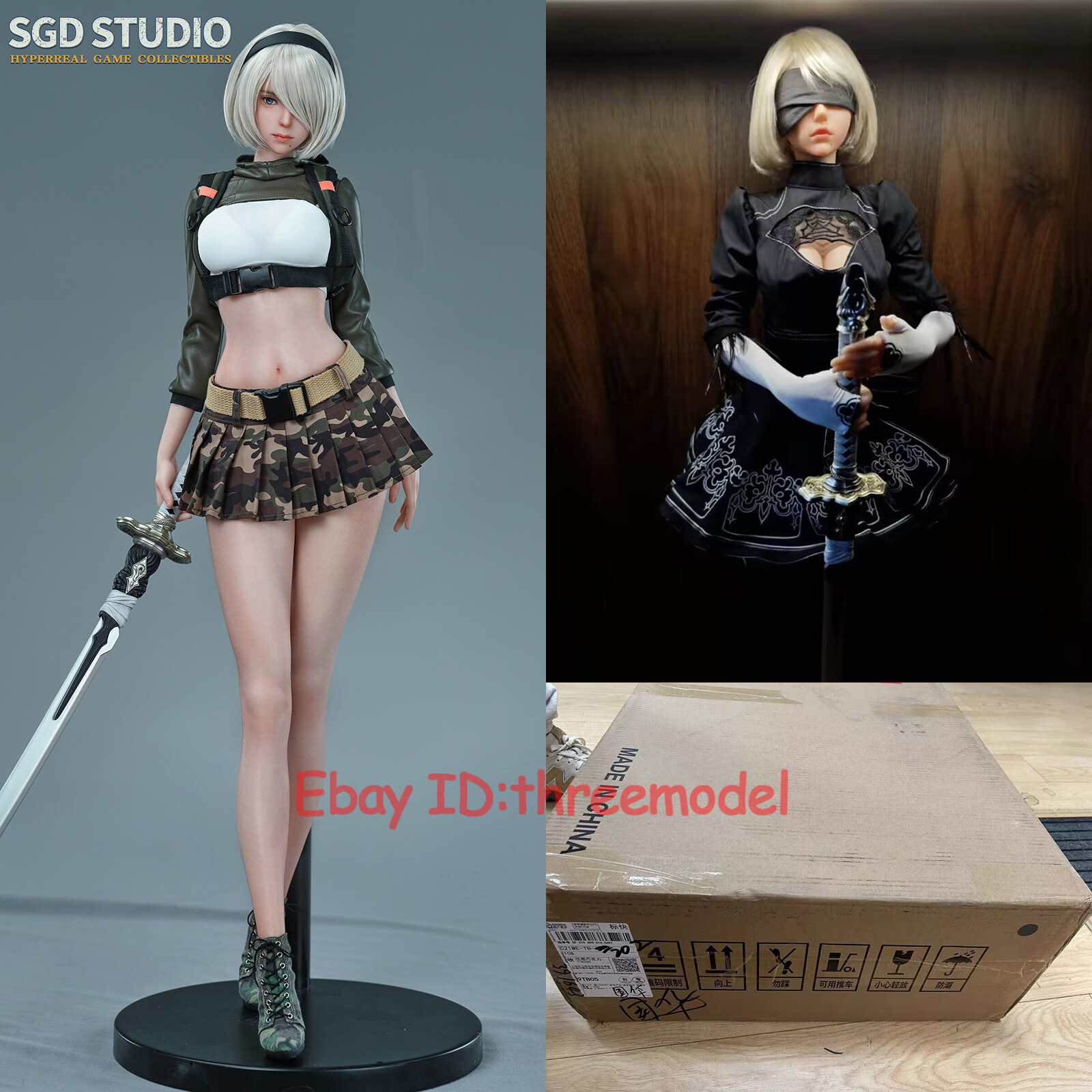 SGD Studio SGD-002 1/3 NieR:Automata No.2 Type B (2 heads) Figure
