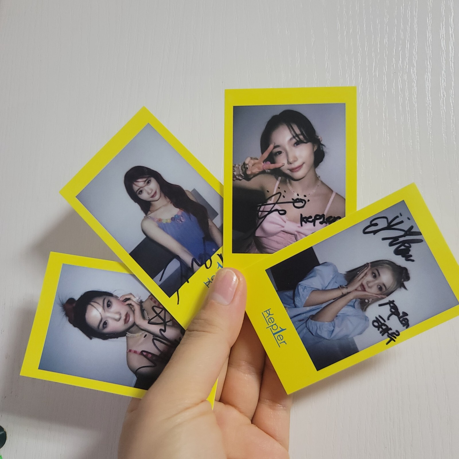 Kep1er 公式 サイン チェキ ダヨン ポラ Kep1er チェダズ チェヒョン