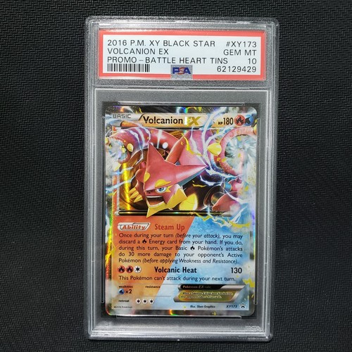 2016 Pokemon: VOLCANION EX XY173 - [Black Star Promo] - Gem Mint