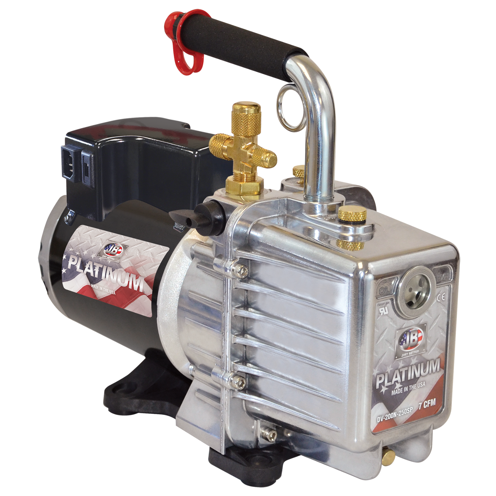 JB Industries DV-200N-250SP PLATINUM Spark-Proof 7CFM Vacuum Pump