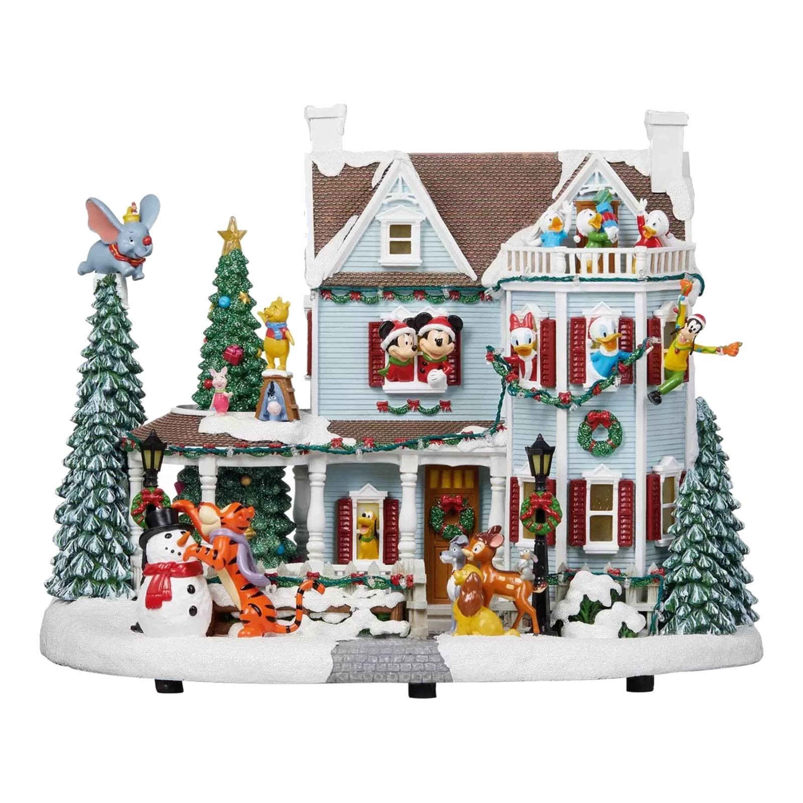 COSTCO Disney Holiday House Mickey Minnie Pooh Ornament Christmas