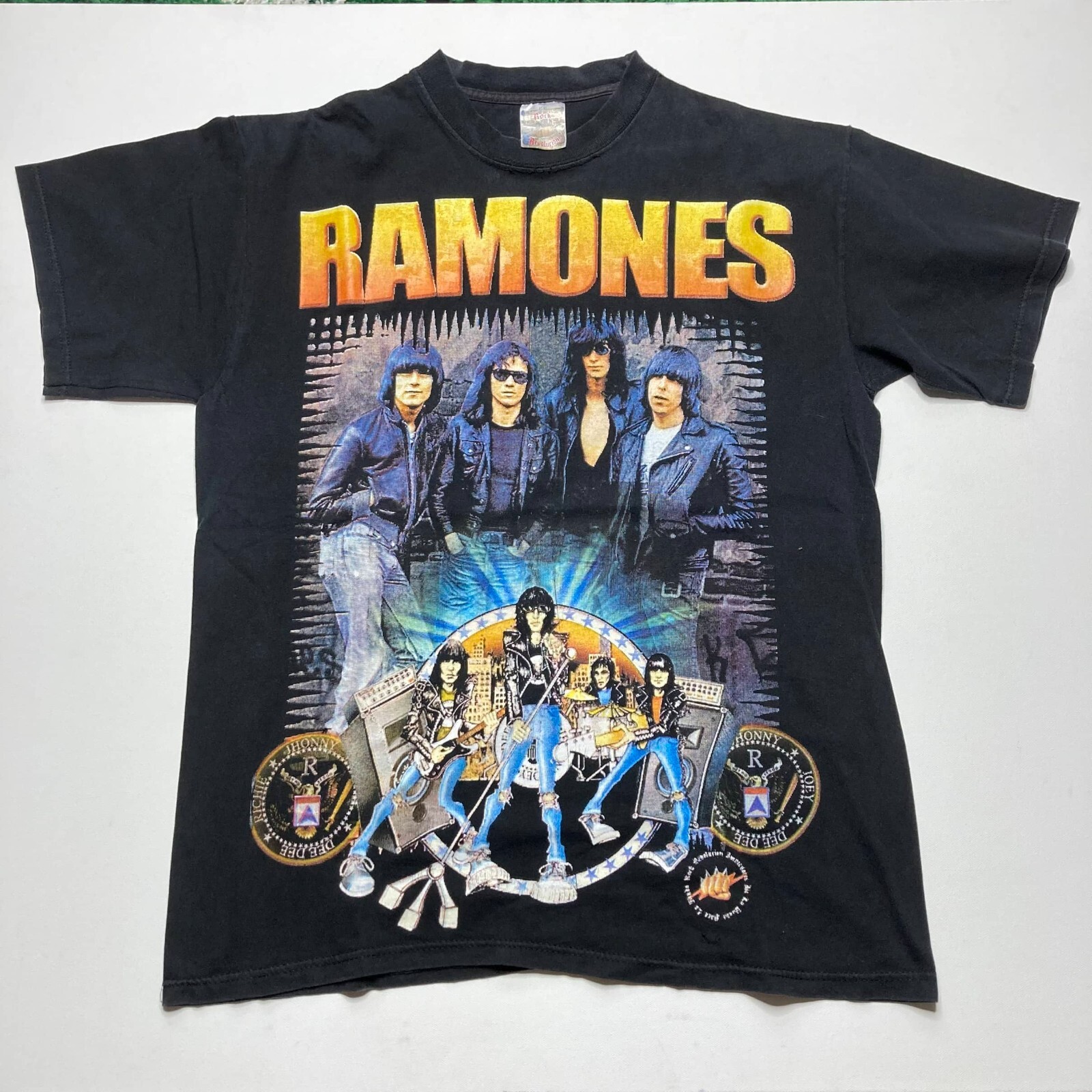 Vintage LATE 90S RAMONES Mexican Bootleg Band Shirt XL | eBay