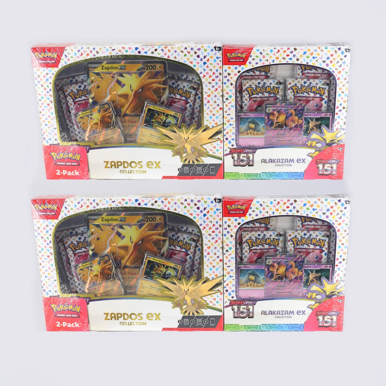 Pokemon 151 Zapdos Alakazam Ex Scarlet Violet Ex Collection Sealed