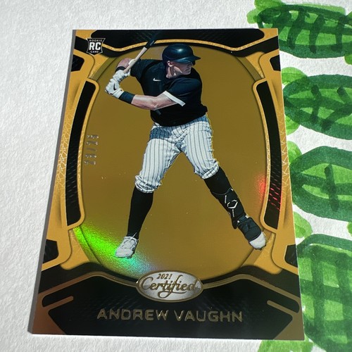 CLEARANCE- 2021 Panini Chronicles Certified - Andrew Vaughn - Gold