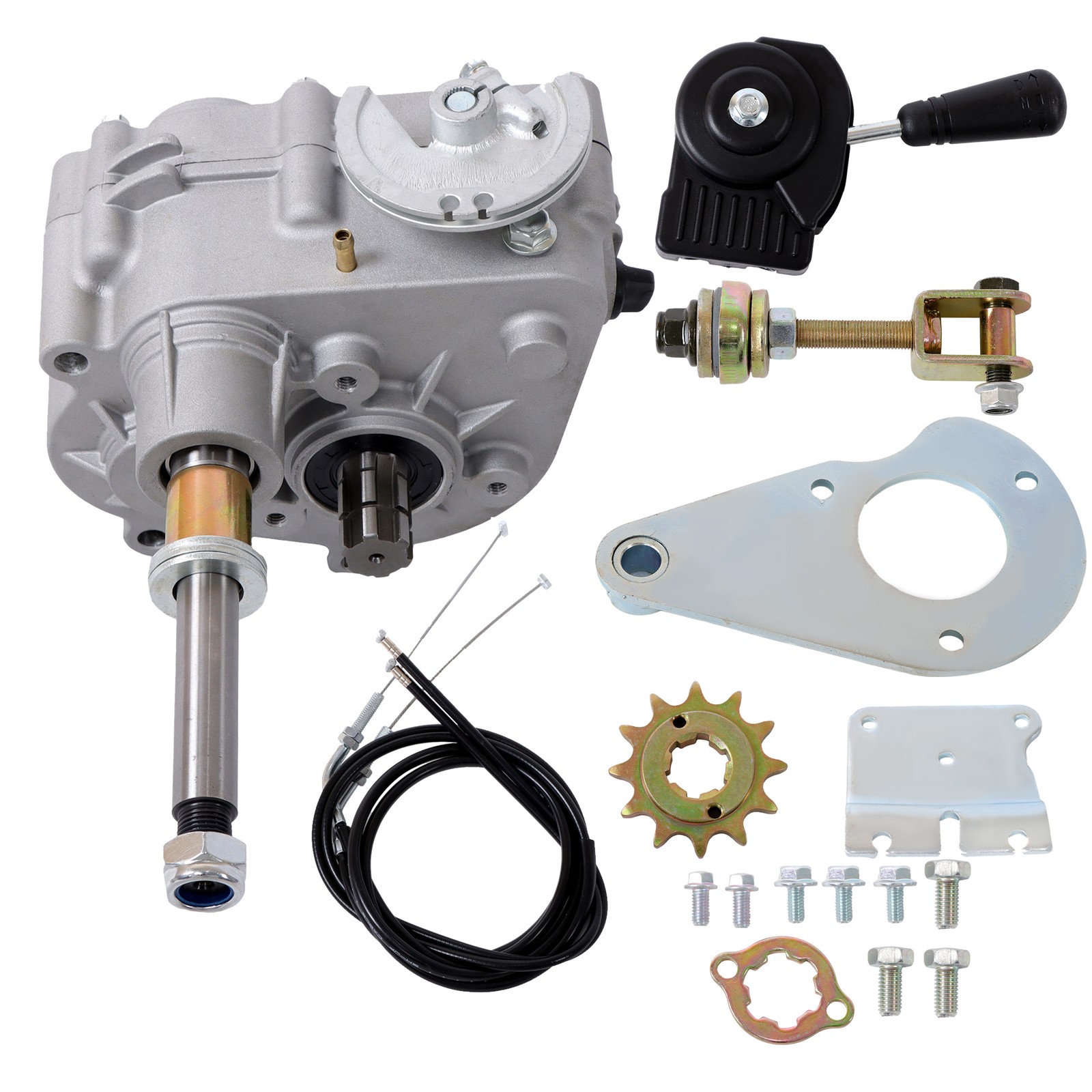 GO KART 40 Series Forward Reverse Gearbox 530 Chain For Predator